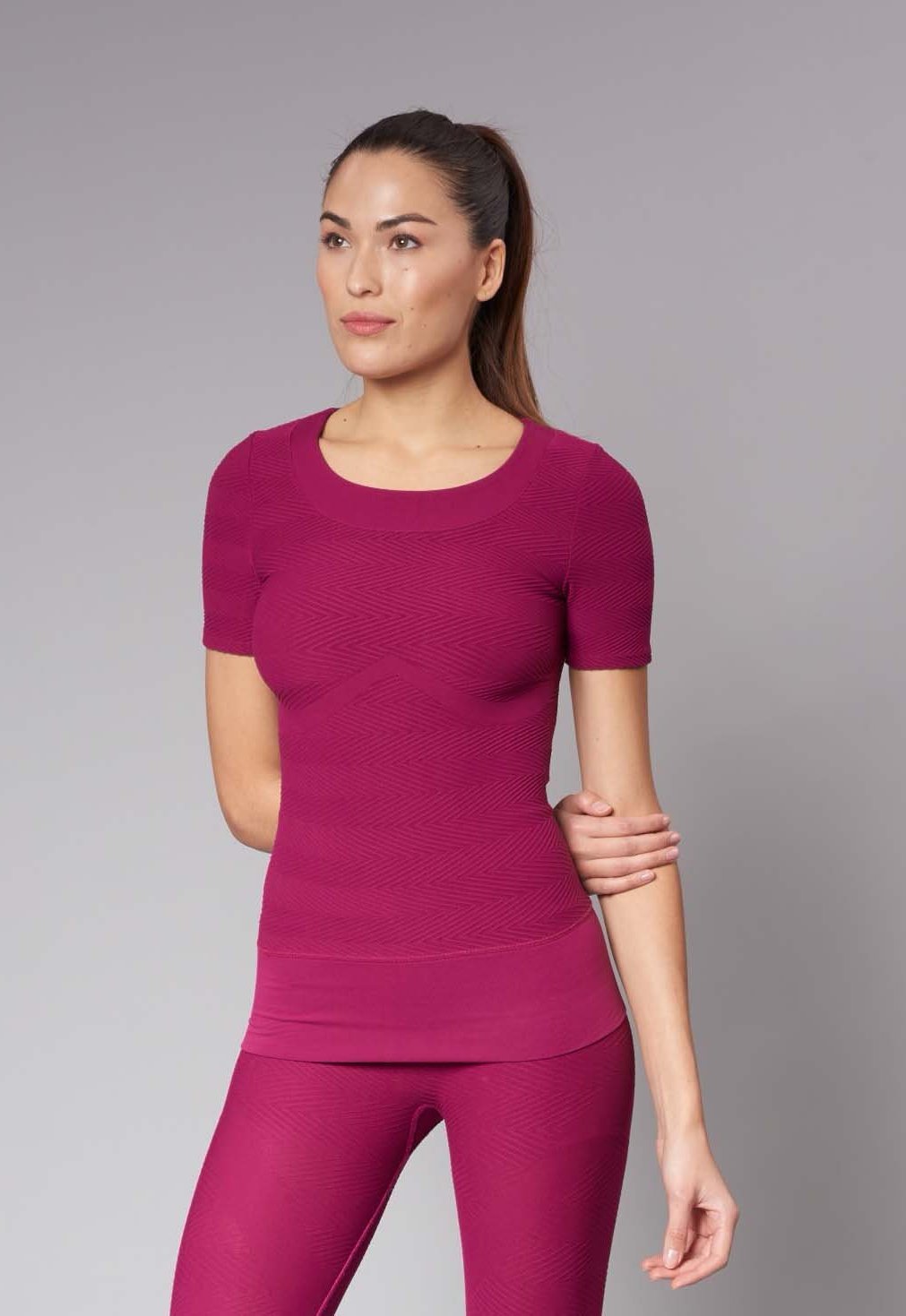 Herringbone Seamless T-shirt